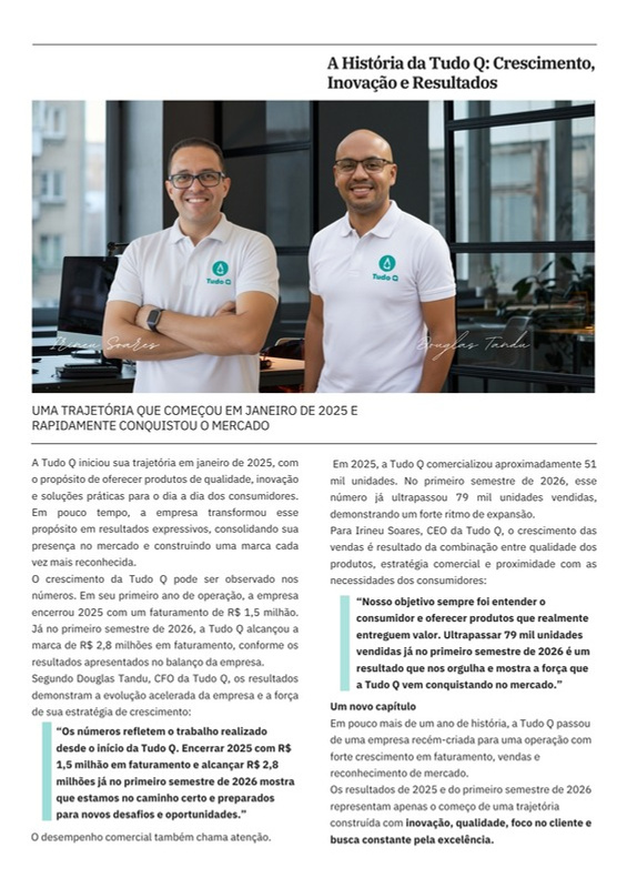 Equipe TUDO Q em seu ambiente de trabalho